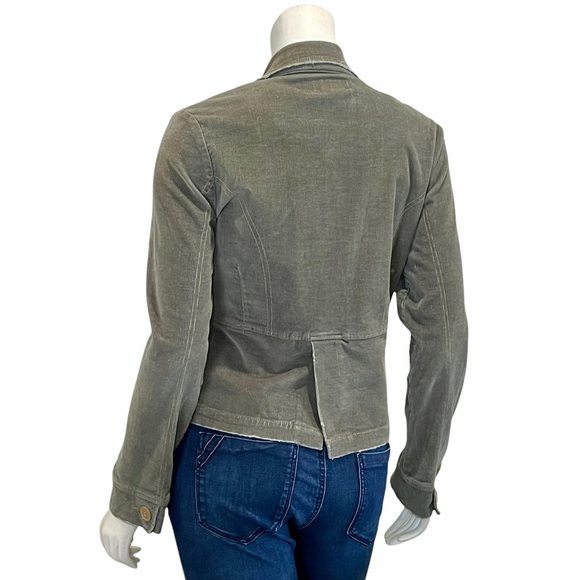 Tulle for Anthropologie Green Corduroy Blazer - Picture 7 of 10
